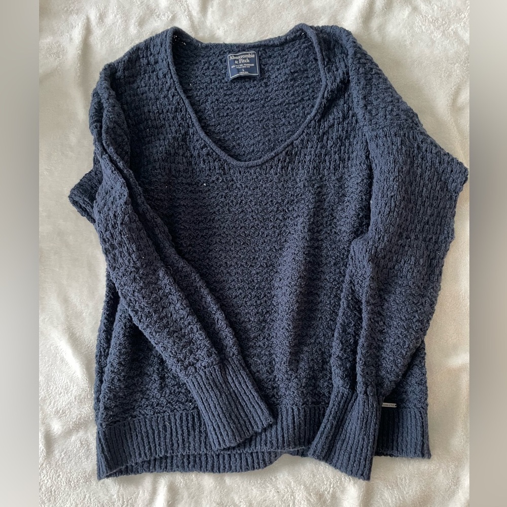 Abercrombie and Fitch Navy Sweater. L